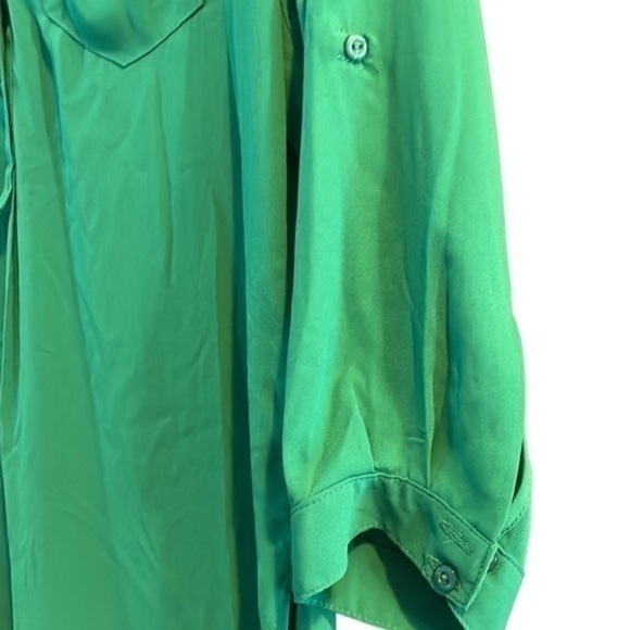 New 41 Hawthorn Green Tunic Roll Tab Sleeve Pullover Women's Size Medium (M)‎ - Picture 7 of 7